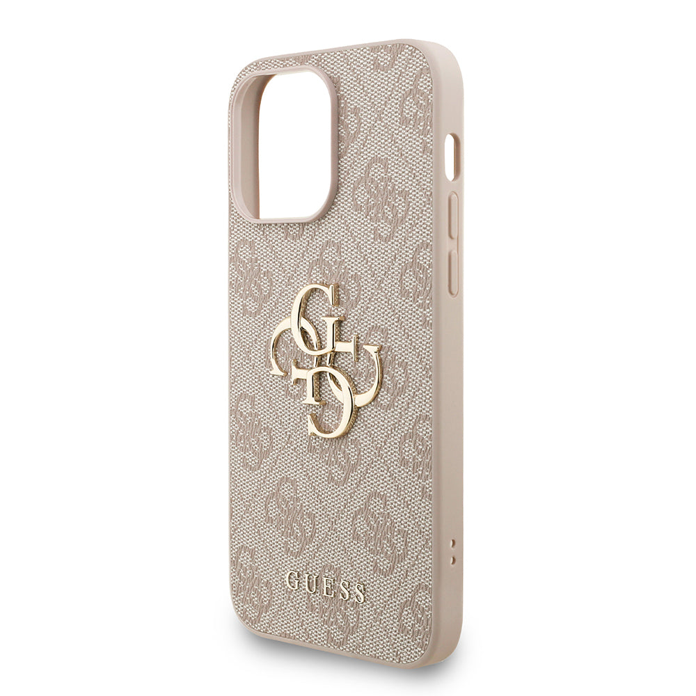 Guess iPhone 14 Pro Max Orjinal Lisanslı PU Deri Bilek Askı İpli Metal Büyük 4G ve Yazı Logolu Kılıf Guess iPhone 14 Pro Max Orjinal Lisanslı PU Deri Bilek Askı İpli Metal Büyük 4G ve Yazı Logolu Kılıf